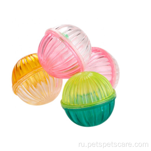 Оптовые полые пластиковые шариковые игрушки с звуком